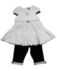 Mayoral Set schwarz / wei�es P�nktchen