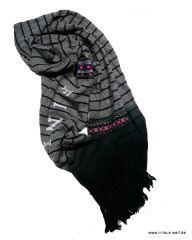 Scotch Shrunk Strickschal grau