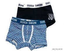 Scotch Shrunk Boxershorts blau