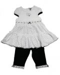 Mayoral Set schwarz / wei�es P�nktchen