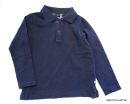 Scotch Shrunk Langarmpolo grau