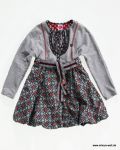 Cakewalk Langarmkleid grau